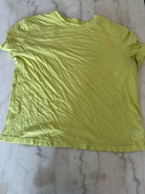 Lime Green Basic Tee